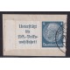 ALEMANIA 1934 ESTAMPILLAS SE-TENANT ZUSAMMENDRUCKE USADAS QUE SON MUCHO MAS RARAS MICHEL W.68 8 EUROS + FRAGMENTO